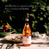LA Brewery Sparkling English Blush Kombucha 750ml, UK version