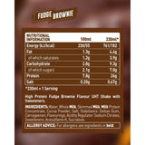 Grenade Fudge Brownie protein shake 330ml, UK version