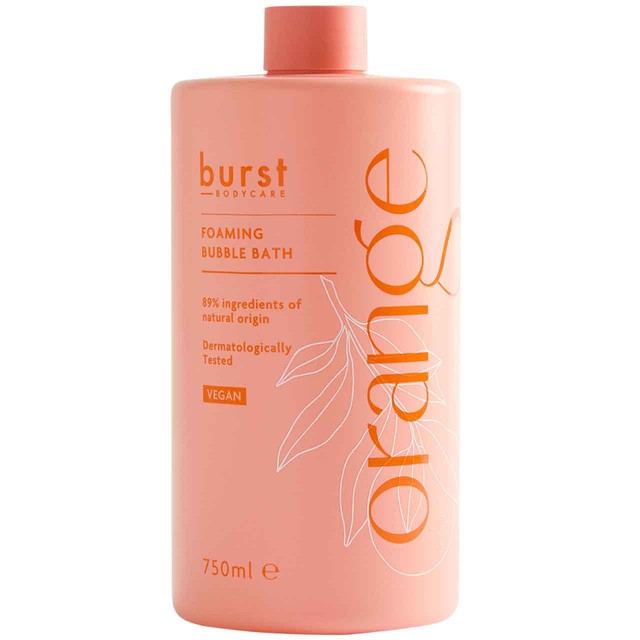 M&S Orange No Colour bubble bath, imported from the UK