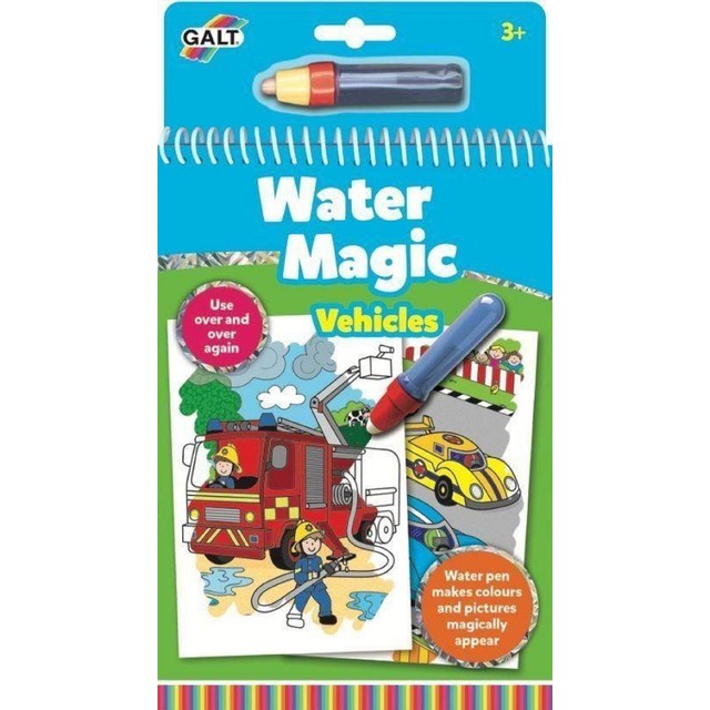 James Galt Water Magic Vehicles reusable water coloring toy, UK version