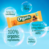 Organix Carrot Cake Bars 138g, imported from the UK