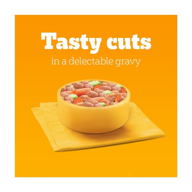 Pedigree wet dog food pouches mixed varieties in gravy 12 x 100g, imported from the UK