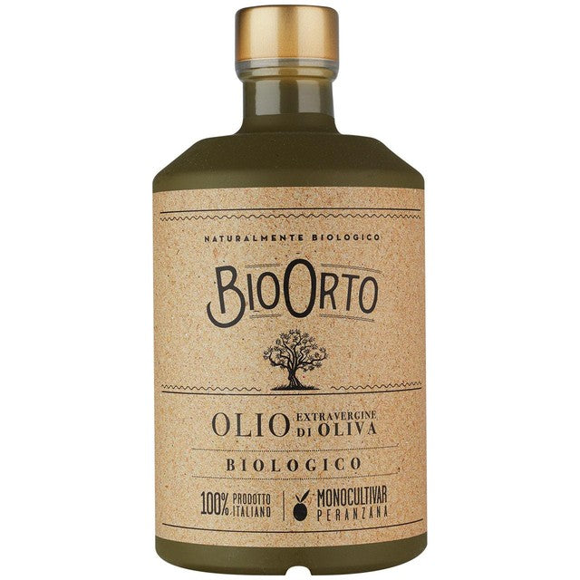 Bio Orto monocultivar Peranzana olive oil 500ml - British product