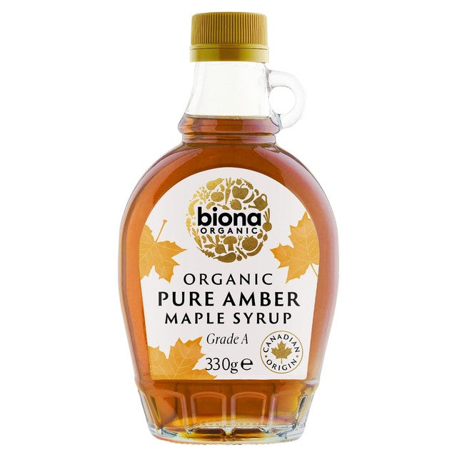 Biona amber maple syrup 330g - British product