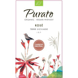 Purato Organic Rosé wine from Sicily 75cl, imported from the UK