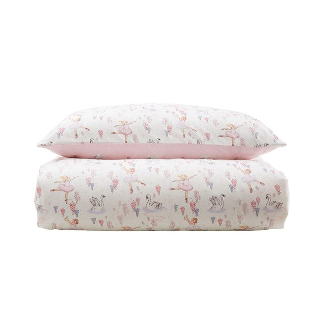 Belle & Boo Ballerina Single Duvet Cover Set - British product