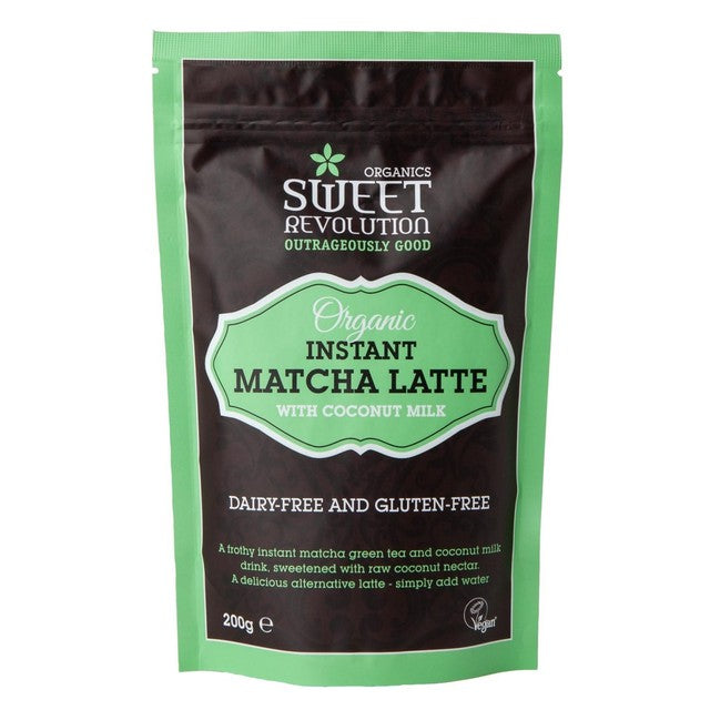 Sweet Revolution organic instant matcha latte powder 200g (British brand)