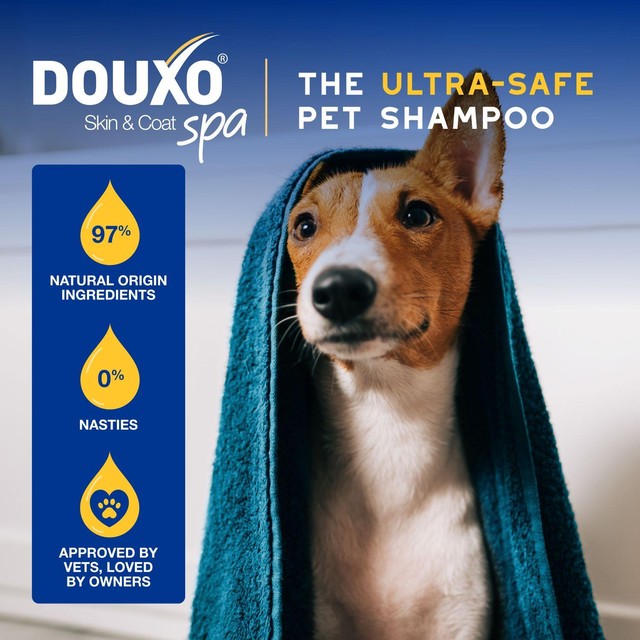 Douxo Oatmeal Dog Shampoo for Dry Sensitive Skin 250ml, imported from the UK