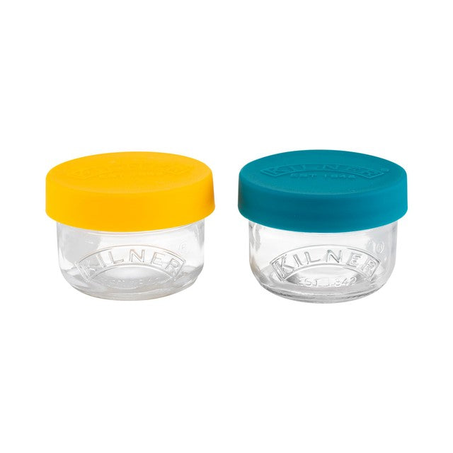 Kilner glass snack pots 125ml, UK version