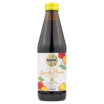 M&S Biona Organic Acerola Cherry Pure Pressed Juice 330ml- Buy online at McGrocer