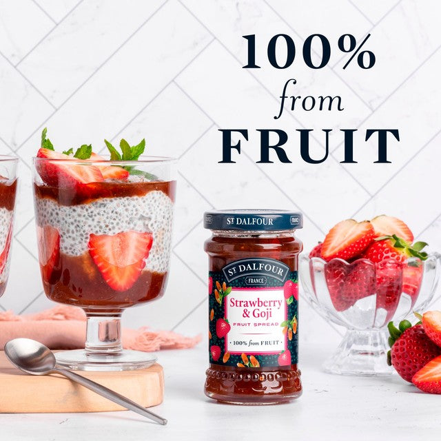 St Dalfour strawberry and goji fruit spread 170g (British brand)