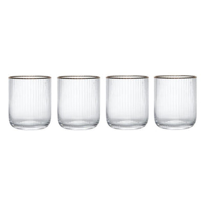 M&S Mikasa Sorrento 4pc Crystal Stemless Glasses 400ml- Buy online at McGrocer