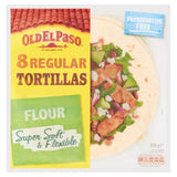 Old El Paso Flour Tortillas 8 Pack, imported from the UK