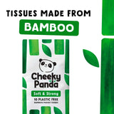 Cheeky Panda bamboo pocket tissue 10 pack - British product