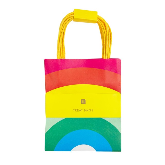 Talking Tables Rainbow Party Bags 8 Pack, imported from the UK