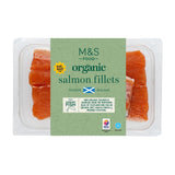 M&S organic salmon fillets 240g, imported from the UK