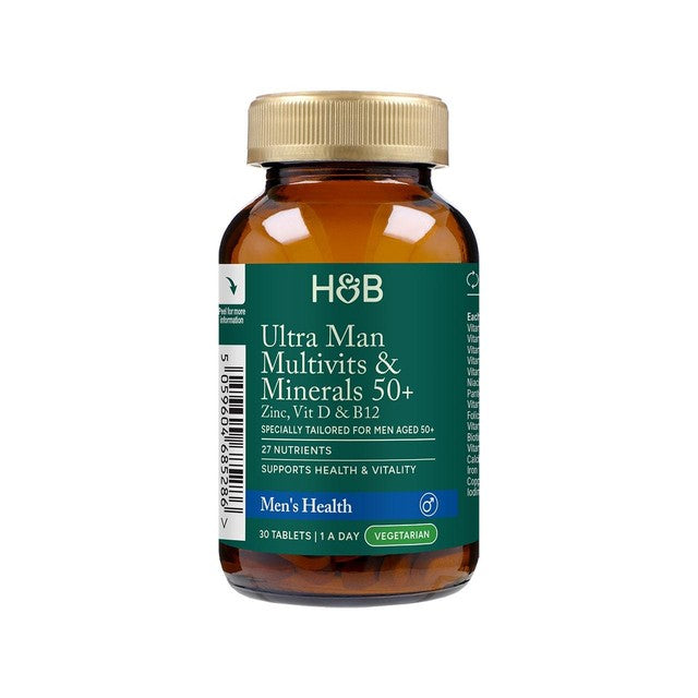 Holland & Barrett Ultra Man Multivits & Minerals 50+ Tablets, UK version