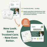 Naty BioEmbrace nappies Size 6 (16kg+), imported from the UK