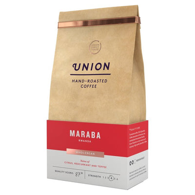 M&S Union Hand-Roasted Maraba Rwanda Wholebean Coffee 200g- Buy online at McGrocer