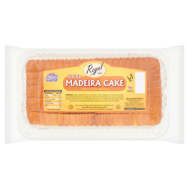 Regal Madeira Cake Slices, imported from the UK