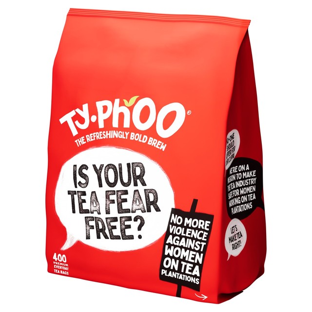 Typhoo black tea bags 400 bags (British brand)