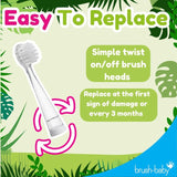 Brush-Baby WildOnes replacement brush heads 4 pack - British product