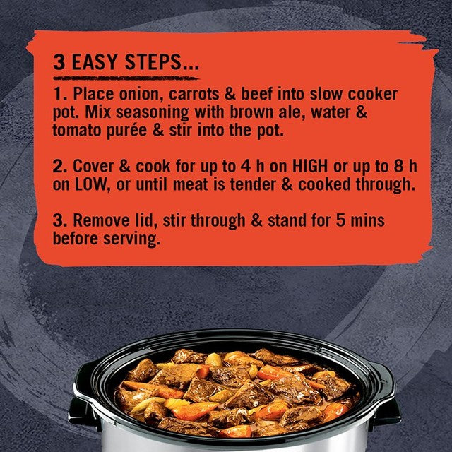 Schwartz beef and ale stew recipe mix 43g (British brand)
