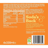 Poppi orange soda cans 330ml (British brand)