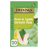 Twinings apple and pear green tea bags 20 per pack (British brand)