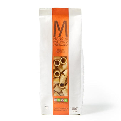 M&S Natoora Mancini Pasta Mezze Maniche Dry Pasta 500g- Buy online at McGrocer