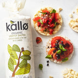 Kallo Organic Thick Slightly Salted Rice Cakes 130g, UK version