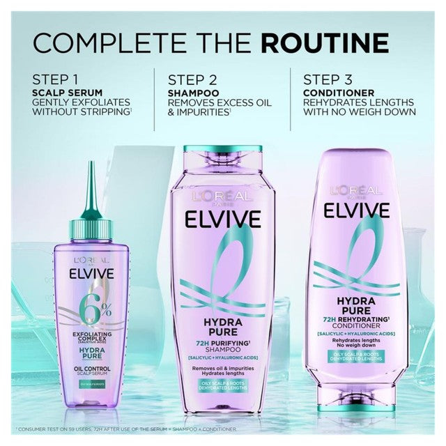 L'Oreal Elvive Hydra Pure shampoo 400ml, UK version