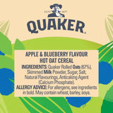Quaker apple & blueberry porridge pot 57g (British brand)