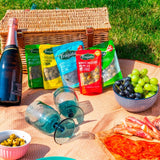 Fragata Marinated Pitted Black Olives with Sea Salt 120g - British product