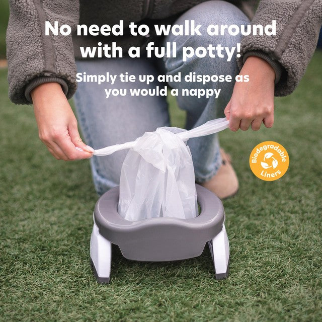 Potette Plus portable potty White, imported from the UK