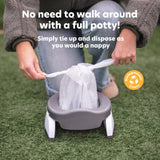 Potette Plus portable potty White, imported from the UK