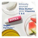 Nivea watermelon shine lip balm 4.8g, imported from the UK