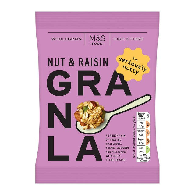 M&S Nut & Raisin Granola - British product