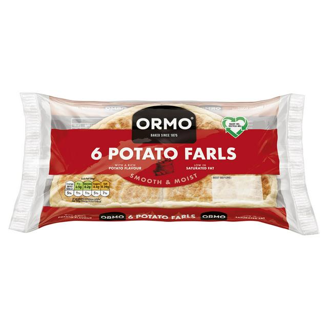 Ormo Potato Farls x6 360g