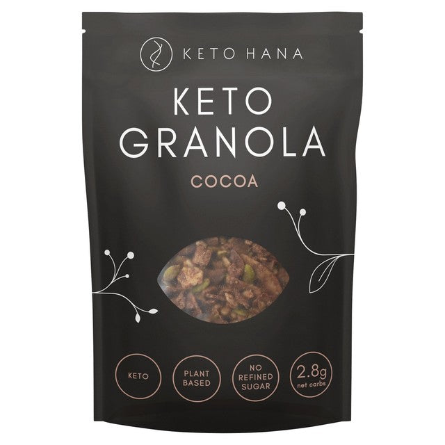 Keto Hana cocoa granola 300g, UK version
