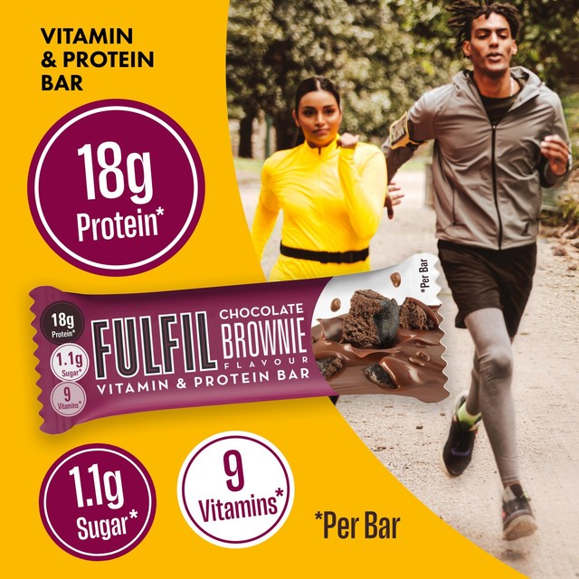 Fulfil chocolate brownie protein bar 55g - British product