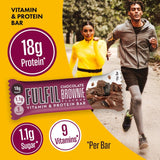 Fulfil chocolate brownie protein bar 55g - British product