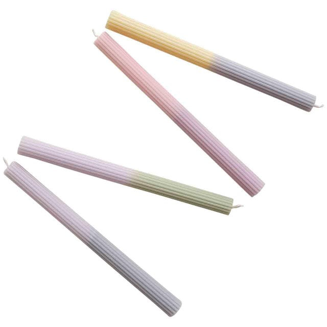 M&S pastel dinner candles in pink, UK version
