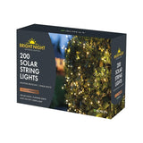 Bright Night solar string lights 200 LED warm white - British product