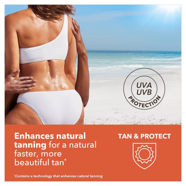 Piz Buin tan intensifying sun oil spray SPF15 150ml, imported from the UK