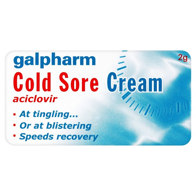 Galpharm cold sore cream 2g - British product