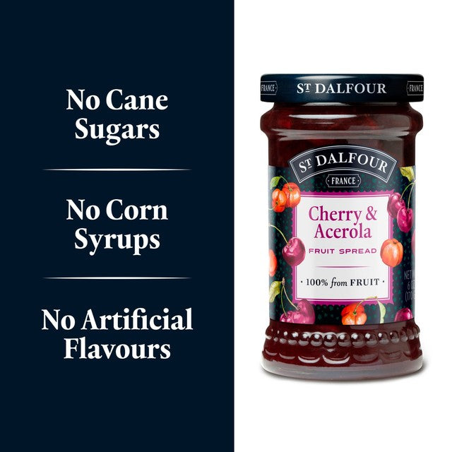 St Dalfour cherry and acerola fruit spread 170g (British brand)