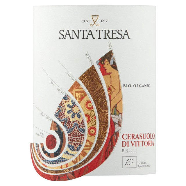 Santa Tresa Organic Cerasuolo red wine 75cl (British brand)