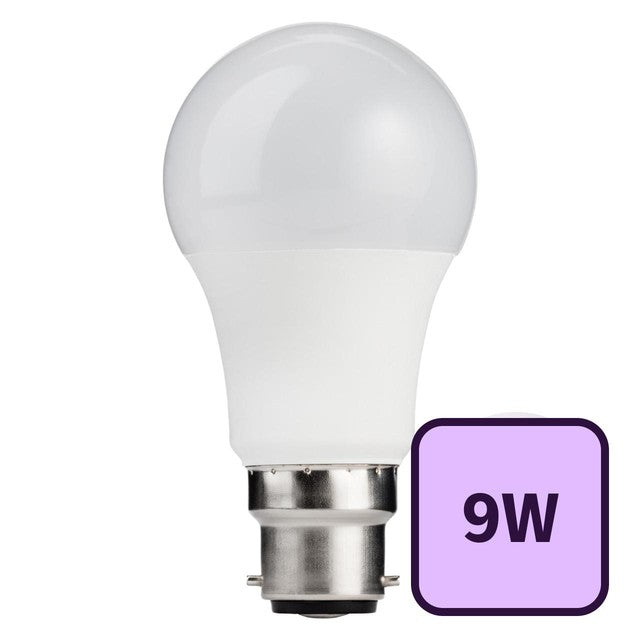 TCP motion sensor bulb warm white B22 9W (British brand)