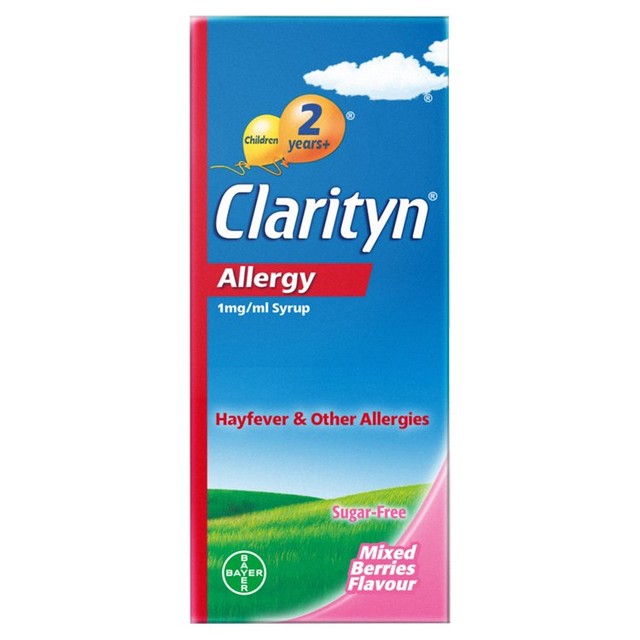 Clarityn Kids Allergy Syrup Mixed Berries 60ml - British product